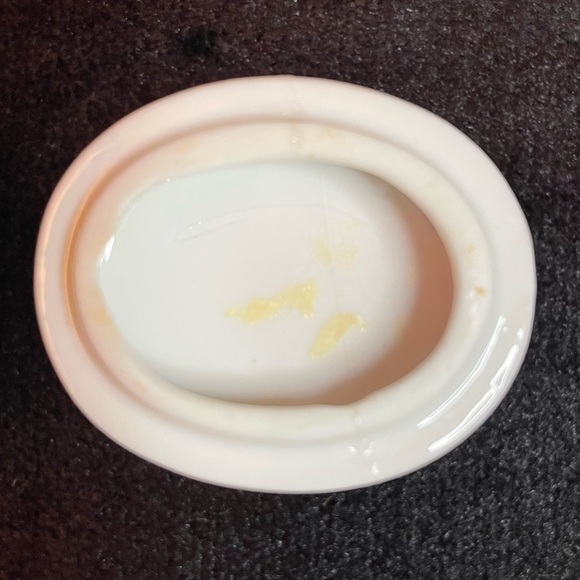 Vintage Small Floral Trinket Box on 3 Legs Made in Japan - Picture 8 of 11